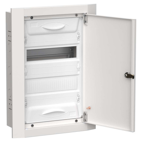 TITAN 5 Корпус металлический ЩРв-24 (1х24) 505х365х130мм IP31 белый (одна дверь) IEK TITAN 5 Корпус металлический ЩРв-24 (1х24) 505х365х130мм IP31 белый (одна дверь) IEK
