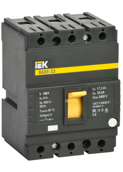 Выключатель автоматический ВА88-33 3Р 125А 35кА IEK