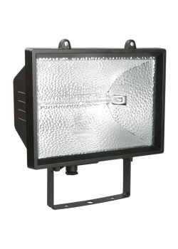 Прожектор ИО1500 галогенный черный IP54 IEK