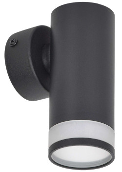 Светильник 4008 накладной настенный под лампу GU10 черный IEK