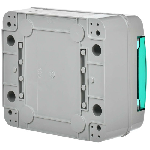 TEKFOR Корпус пластиковый КМПн-8 IP65 зеленая прозрачная дверь IEK