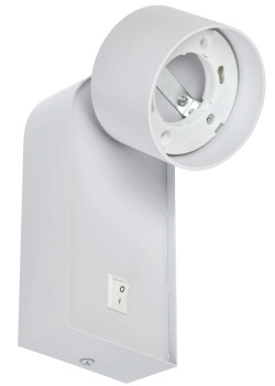 Светильник 4041 накладной настенный под лампу GX53 белый IEK