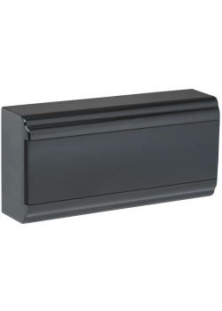 PRIME Корпус пластиковый ЩРН-П-18 модулей навесной черный IP41 IEK