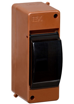 KREPTA 3 Корпус пластиковый КМПн 2/2 IP30 дуб IEK