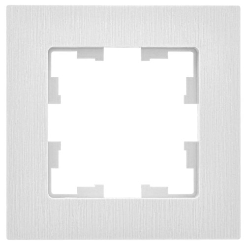 BRITE Рамка 1-местная РУ-1-Бр белый рифленый IEK