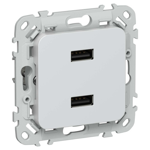 FLITE Розетка USB A+A 3,1А РЮ-2-ФлЖ жемчуг IEK
