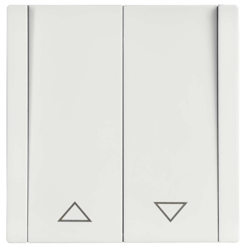 FORTE&PIANO Выключатель жалюзи 10А FP211M металл белый IEK