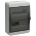 TEKFOR Корпус пластиковый КМПн-24 IP65 черная прозрачная дверь IEK