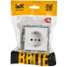 BRITE Розетка 1-местная с заземлением без защитных шторок 16А РС11-1-0-БрАБ арктический белый IEK