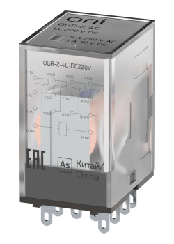 Реле общего назначения OGR-2 4C 220В DC ONI
