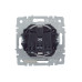 BRITE Розетка 1-местная с заземлением с защитными шторками и крышкой 16А IP44 РСбш10-3-44-БрГ графит IEK