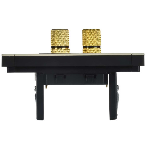 FORTE&PIANO Аудиорозетка 4-местная FP839M металл серый сланец IEK