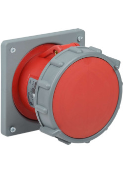 Розетка встраиваемая MAGNUM ССИ-435 63А-6ч/200-415В 3P+PE+N IP67 IEK