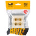 BRITE Аудиорозетка 4-местная РА10-БрКр бежевый IEK
