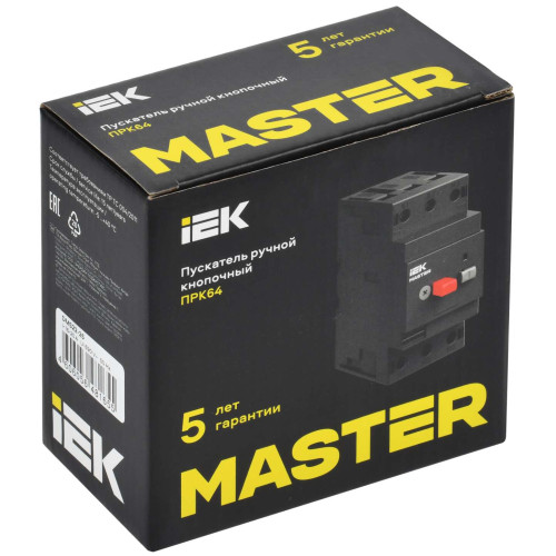 Пускатель ПРК64-63 In=64A Ir=40-63A Ue 660В IEK
