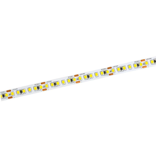 Лента светодиодная 5м SMD2835 168LED/м 14Вт/м IP20 ширина 10мм 24В нейтральный белый IEK