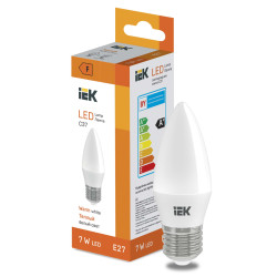 LED Candle C37 600lm 3000K E27 IEK