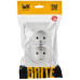 BRITE Розетка 2-местная с заземлением без защитных шторок 16А в сборе РС12-3-БрАБ арктический белый IEK