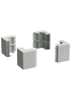 ITK LINEA S Уголок цоколя h=200мм серый (8шт/компл)