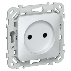 FLITE Розетка без заземления без защитных шторок 10А РС01-0-ФлЖ жемчуг IEK