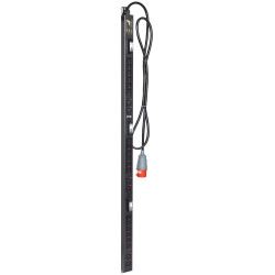 ITK BASE PDU вертикальный PV1113 38U 3 фазы 32А 18 розеток C13 + 6 розеток C19 кабель 3м вилка IEC60309 (промышленная)
