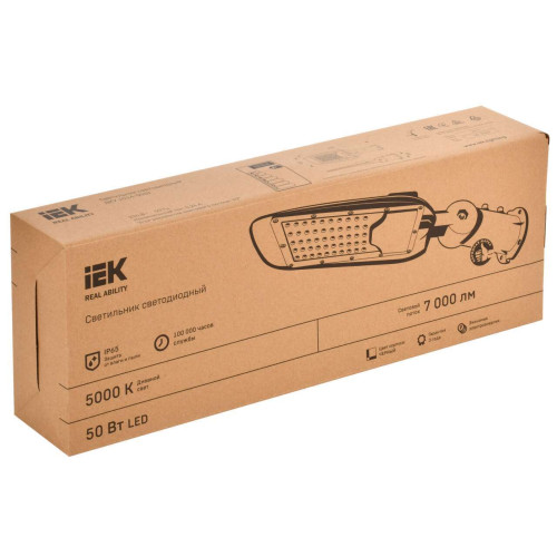Светильник светодиодный консольный ДКУ 1014-50Ш 5000К IP65 IEK