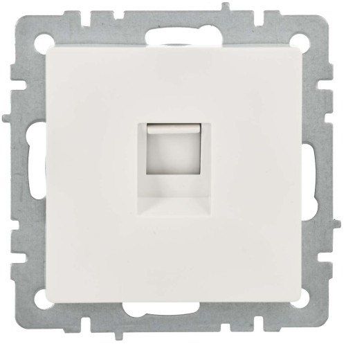 BRITE Розетка компьютерная RJ45 кат.5E РК10-БрБ белый