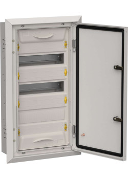 TITAN 5 Корпус металлический ЩРв-36 (1х36) 630х365х130мм IP31 серый (одна дверь) IEK