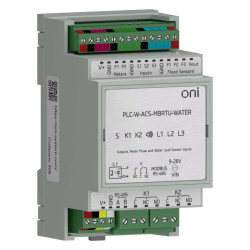 ПЛК W. Модуль учета водопотребления и контроля протечек Modbus RTU ONI
