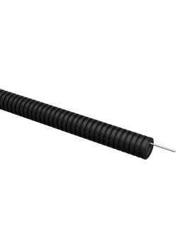 ELASTA Труба гофрированная ПВХ d=20мм с зондом черная (100м) IEK