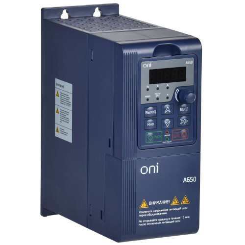 Преобразователь частоты A650 380В 3Ф 1,5кВт 4,2А M ONI