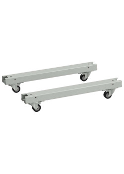 ITK LINEA S Комплект роликов для шкафа шириной 800мм серый