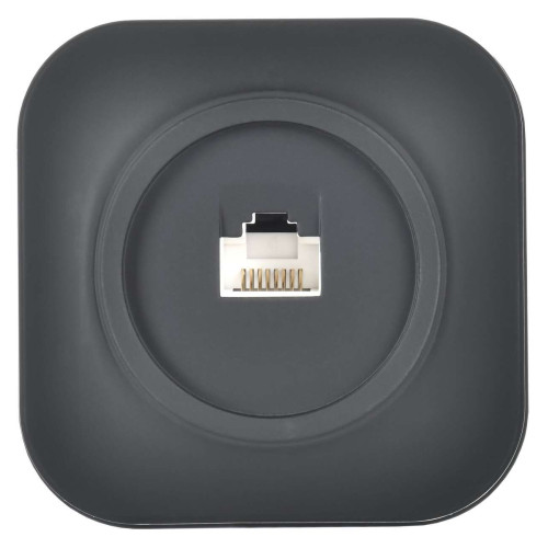 GLORY Розетка для открытой установки компьютерная RJ45 кат.5E РК10-ХЧм черный матовый IEK
