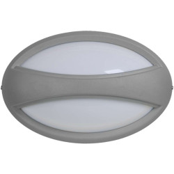 Светильник ДПО 1403 серый овал с пояском LED 6x1Вт IP54