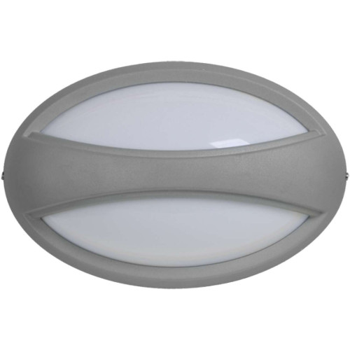 Светильник ДПО 1403 серый овал с пояском LED 6x1Вт IP54