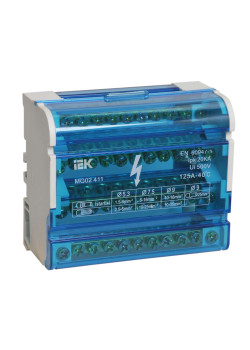 Шины на DIN-рейку в корпусе (кросс-модуль) ШНК 4х11 3L+PEN IEK