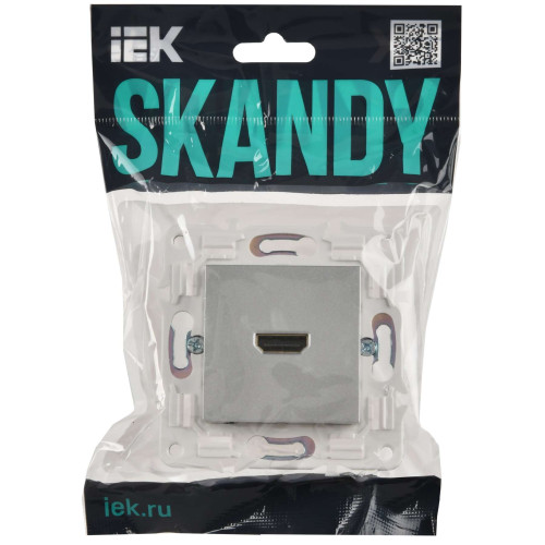 SKANDY Розетка HDMI SK-H01S серебряный IEK
