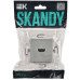 SKANDY Розетка HDMI SK-H01S серебряный IEK