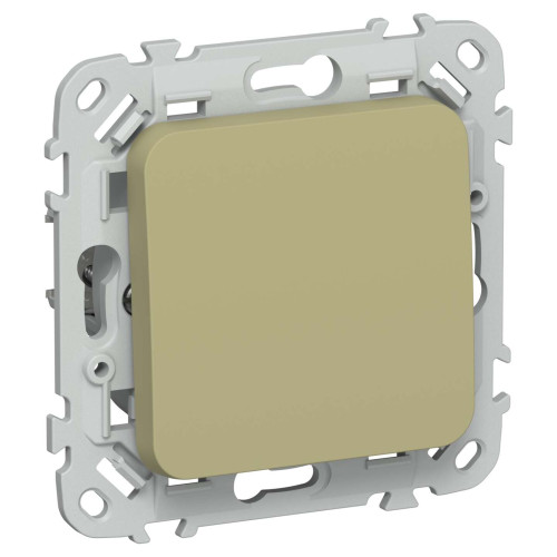 FLITE Выключатель 1-клавишный 10А ВС11-1-0-ФлО оливковый IEK