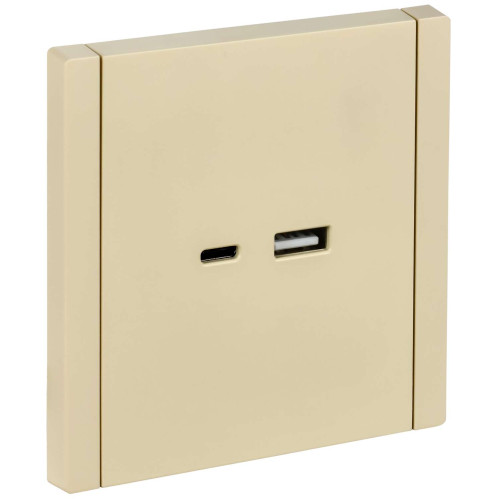 FORTE&PIANO Розетка USB A+C 3,1А FP450 ваниль IEK FORTE&PIANO Розетка USB A+C 3,1А FP450 ваниль IEK