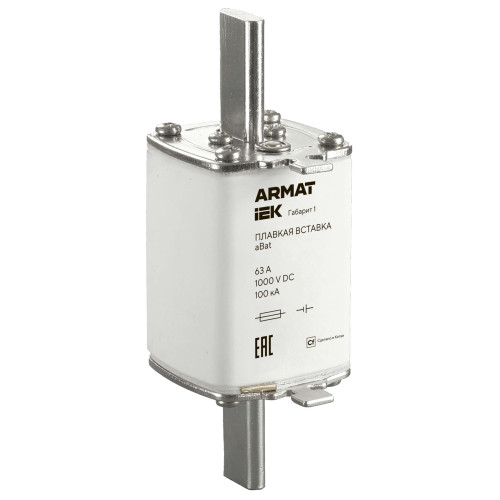 ARMAT Плавкая вставка тип aBat габарит 1 63А DC IEK