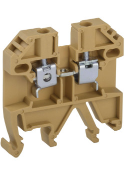 Клемма винтовая КВИ-2,5мм2 желтая IEK