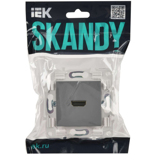 SKANDY Розетка HDMI SK-H01Gr серый IEK