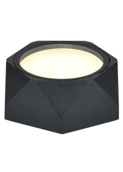 Светильник уличный 5304 потолочный под лампу GX53 IP65 черный IEK