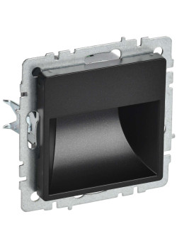 BRITE Подсветка светодиодная встраиваемая ПЛ20-БрЧ черный IEK