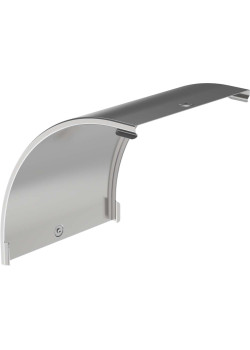 Крышка поворота плавного 90град вертикального внешнего (тип В20) ESCA 100мм IEK