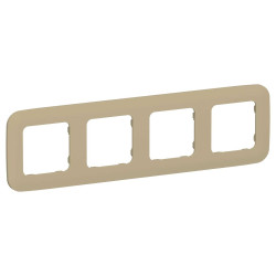 FLITE Рамка 4-местная РУ-4-А-ФлХ хаки IEK