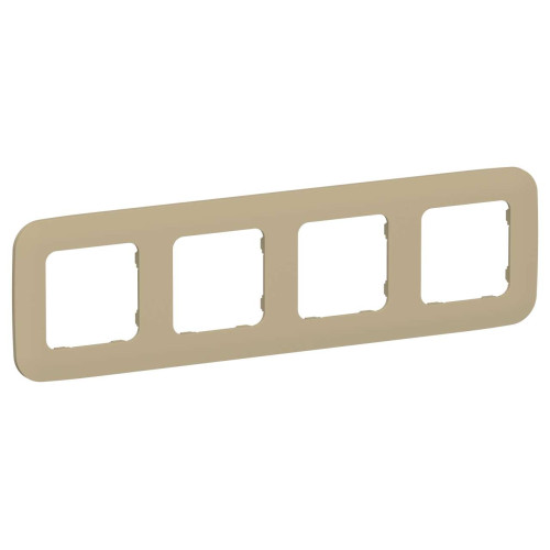 FLITE Рамка 4-местная РУ-4-А-ФлХ хаки IEK