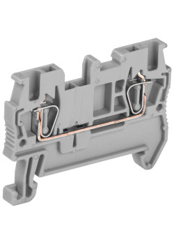 Клемма пружинная КПИ 2в-1,5 17,5А серая IEK