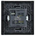 FORTE&PIANO Розетка USB A+C 3,1А FP550 сталь IEK